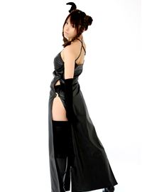 [Cosplay] Dear or alive - rumble roses PA01 black silk uniform(3)